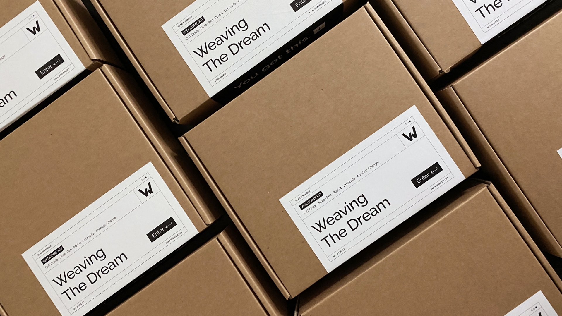 위버로프트 웰컴키트 Unboxing!